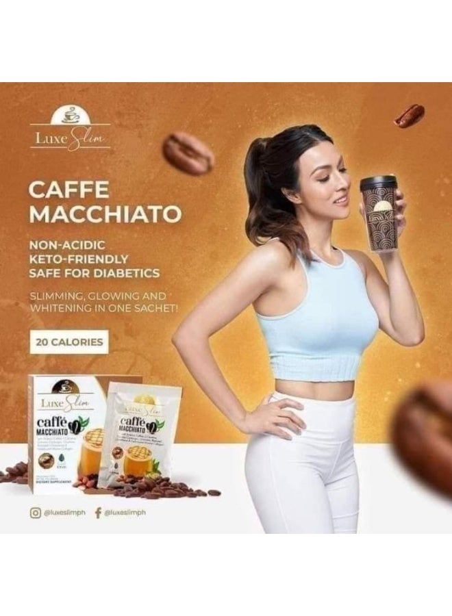 NUGEN Caffe Macchiato Coffee Drink – Arabica Coffee with L-Carnitine & Collagen Supplement – 10 Sachets - Image 3